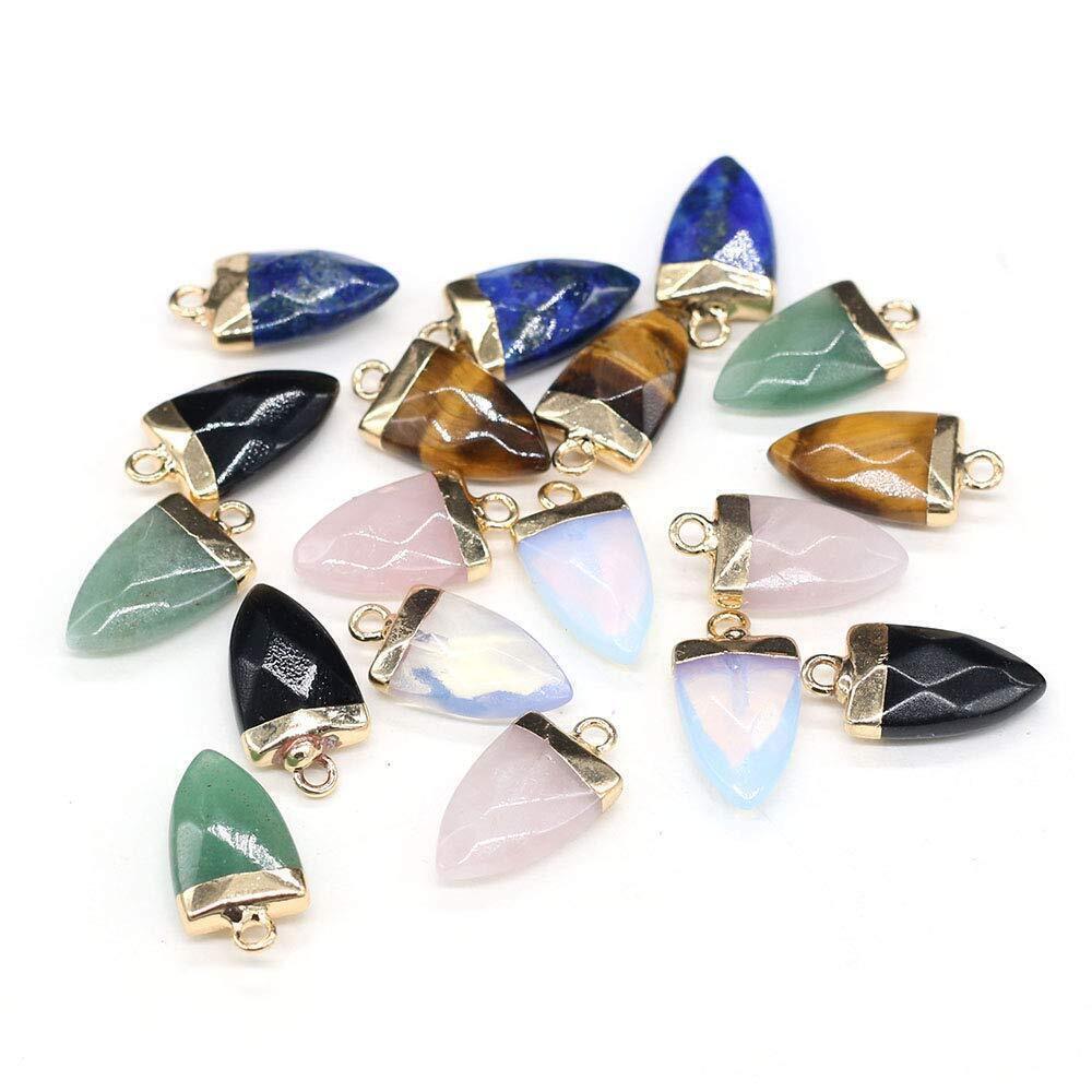 5134 Natural Stone Pendants,Horn Shape Natural Stone Agate